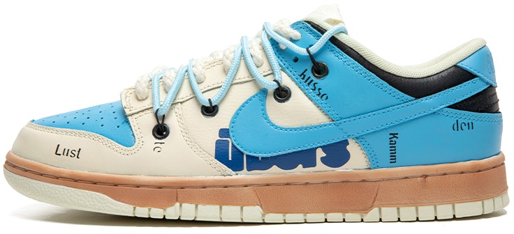 custom-shoes-nike-dunk-low-vintage-striped-cream-blue