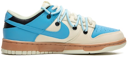 【訂製球鞋】 Nike Dunk Low 野鶴製造 復古風 條紋風 街頭潮流 做舊復古 低筒 板鞋 男款 米藍 特殊禮盒版 Order 【訂製球鞋】 Nike Dunk Low 野鶴製造 復古風 條紋風 街頭潮流 做舊復古 低筒 板鞋 男款 米藍 特殊禮盒版