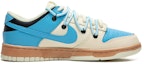 Order 【訂製球鞋】 Nike Dunk Low 野鶴製造 復古風 條紋風 街頭潮流 做舊復古 低筒 板鞋 男款 米藍 特殊禮盒版