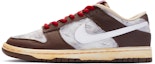 Buy 【客製化球鞋】 Nike Dunk Low 美式復古風 街頭風格 懷舊磨損 手繪噴繪 低筒 運動鞋 男款 白棕色
