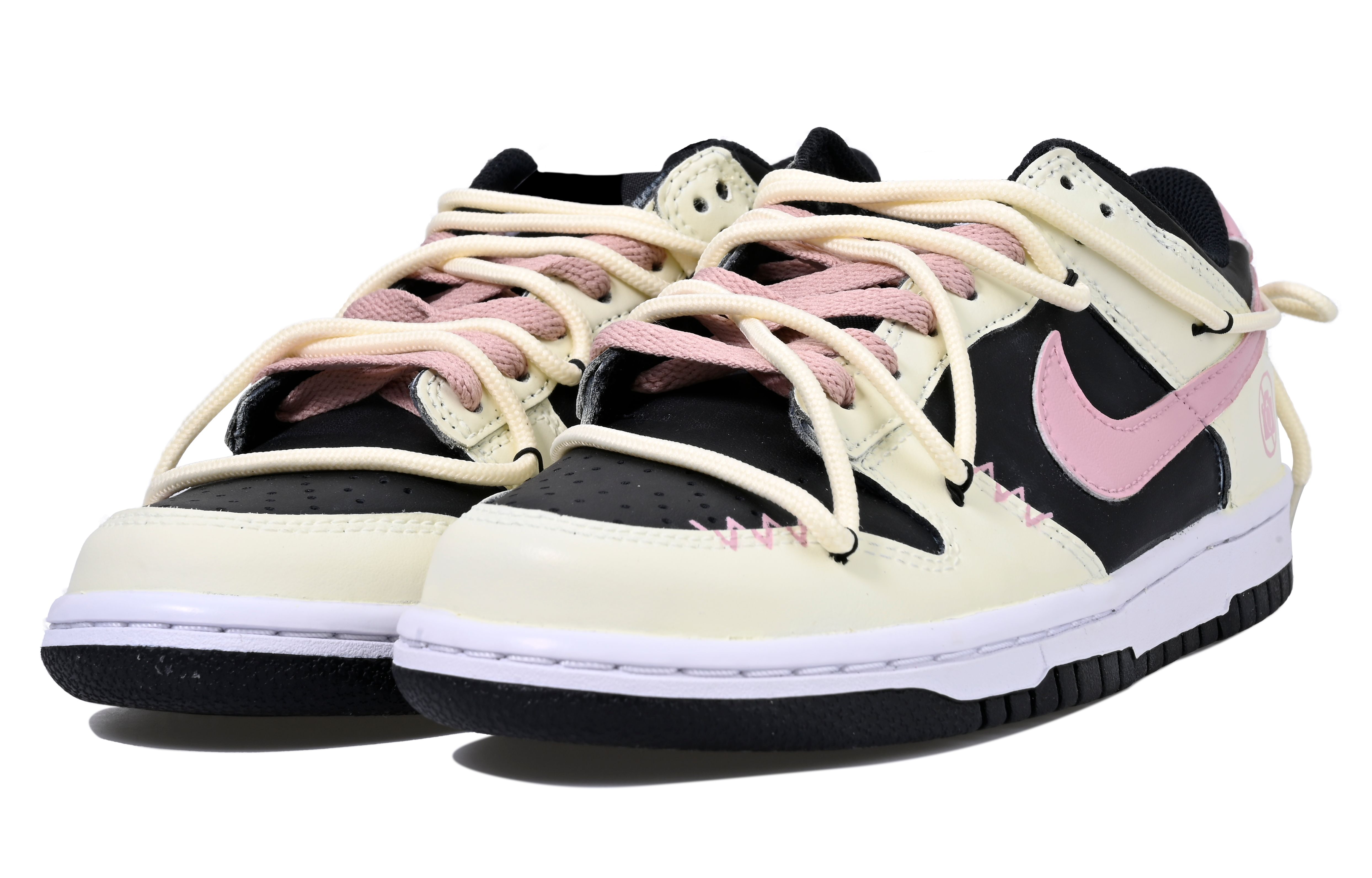 Lookbook 【定製球鞋】 Nike Dunk Low Vlad 禁止攝影 防滑耐磨 低筒 板鞋 GS 黑粉