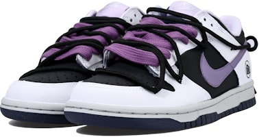 【訂製球鞋】 Nike Dunk Low Vlad 禁止拍攝 潮流舒適 低筒 板鞋 GS 紫白 Lookbook 【訂製球鞋】 Nike Dunk Low Vlad 禁止拍攝 潮流舒適 低筒 板鞋 GS 紫白