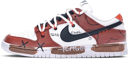 나이키 덩크 로우 '워 그라피티 레드-블랙-화이트' (커스텀) DH9765-100(Team拾陆-女款反战涂鸦) Buy 나이키 덩크 로우 '워 그라피티 레드-블랙-화이트' (커스텀) DH9765-100(Team拾陆-女款反战涂鸦)