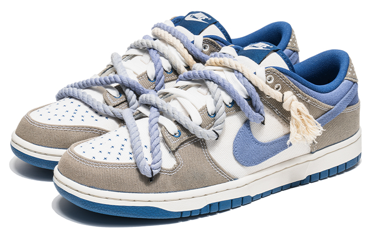 Lookbook [Sepatu Custom] Nike Dunk Low 'Washed Denim' DV0834-101(Team22-男款牛仔灰蓝A-BOX)