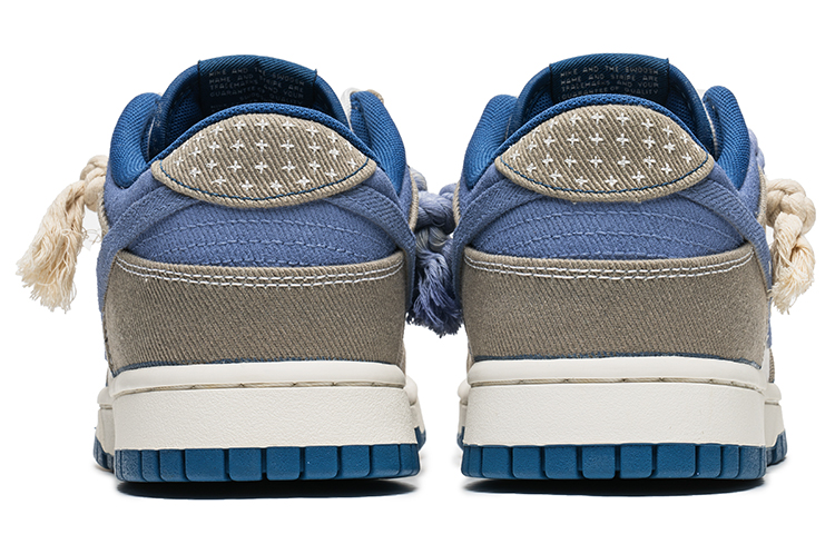 Shop [Sepatu Custom] Nike Dunk Low 'Washed Denim' DV0834-101(Team22-男款牛仔灰蓝A-BOX)