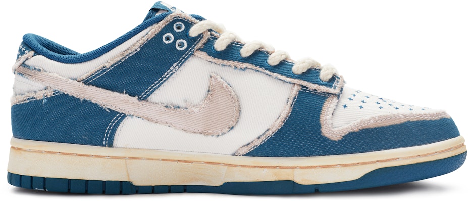 【客製化運動鞋】Nike Dunk Low 美式復古風 街頭 做舊牛仔 單寧水洗 破壞風 低筒 板鞋 男款 白藍 Order 【客製化運動鞋】Nike Dunk Low 美式復古風 街頭 做舊牛仔 單寧水洗 破壞風 低筒 板鞋 男款 白藍
