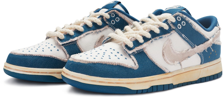 【客製化運動鞋】Nike Dunk Low 美式復古風 街頭 做舊牛仔 單寧水洗 破壞風 低筒 板鞋 男款 白藍 Lookbook 【客製化運動鞋】Nike Dunk Low 美式復古風 街頭 做舊牛仔 單寧水洗 破壞風 低筒 板鞋 男款 白藍