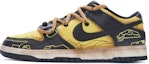 Buy 【定制球鞋】Nike Dunk Low 機械戰甲 廢土風 解構鞋帶 手繪噴繪 低幫 板鞋 GS 黑黃