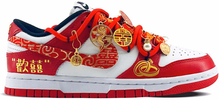 나이키 덩크 로우 '웨딩 조이' (커스텀) FD9762-061(Team97-欢喜SBOX) Order 나이키 덩크 로우 '웨딩 조이' (커스텀) FD9762-061(Team97-欢喜SBOX)