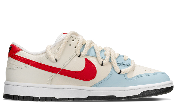 Lookbook [Zapatos Personalizados] Nike Dunk Low 'Azul Costa Oeste-Blanco' FB3354-001(Team62-SSR)