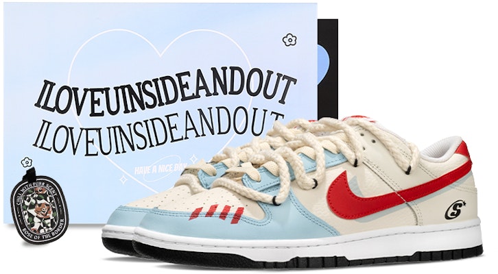 【客製球鞋】Nike Dunk SSR TMS 西海岸 復古做舊 戶外穿搭 麻繩解構 低筒 板鞋 男女同款 藍白 Shop 【客製球鞋】Nike Dunk SSR TMS 西海岸 復古做舊 戶外穿搭 麻繩解構 低筒 板鞋 男女同款 藍白