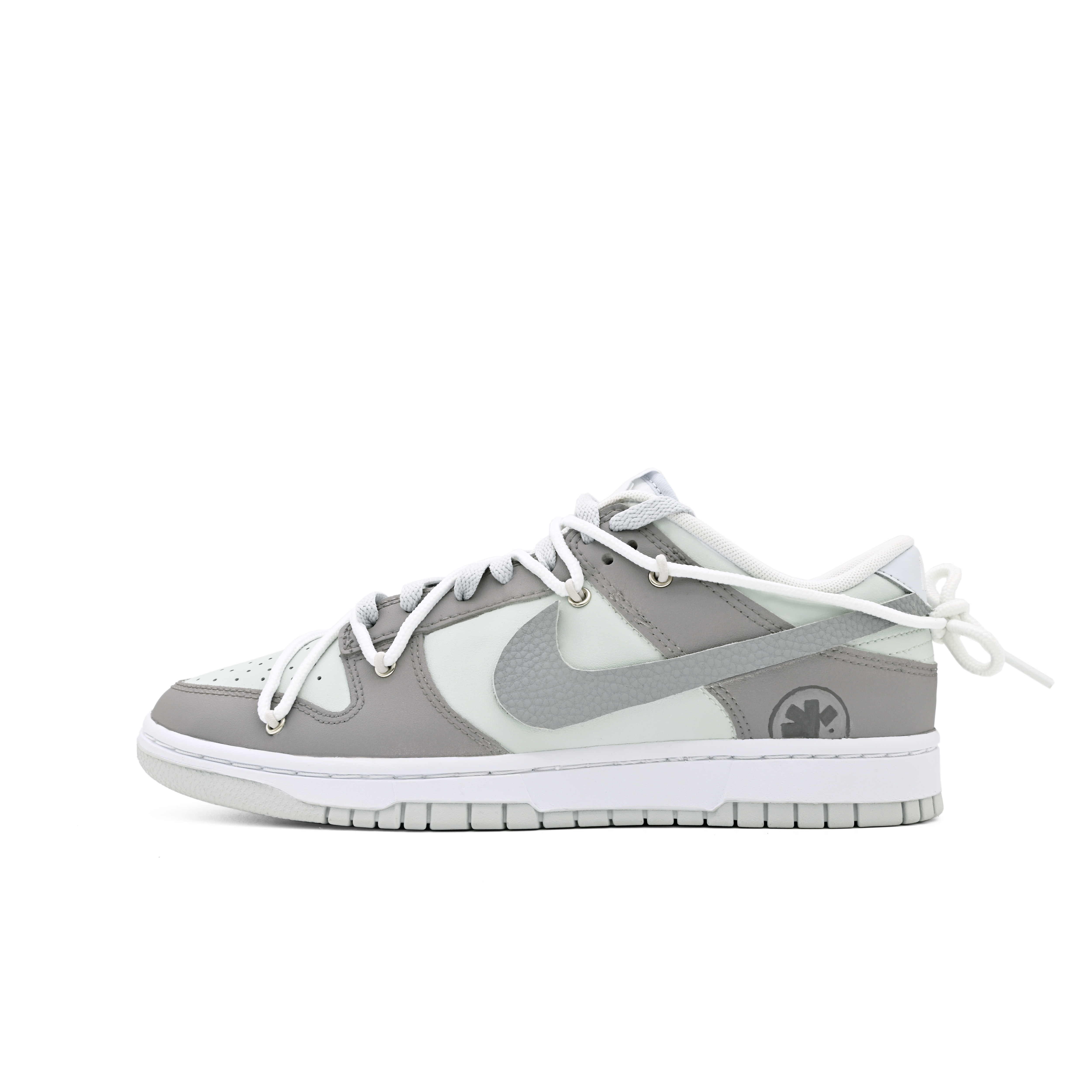Order [Kasut Custom] Nike Dunk Low 'West Coast Deconstructed Grey Putih' DV0831-101(Team63-回归方圆QD)