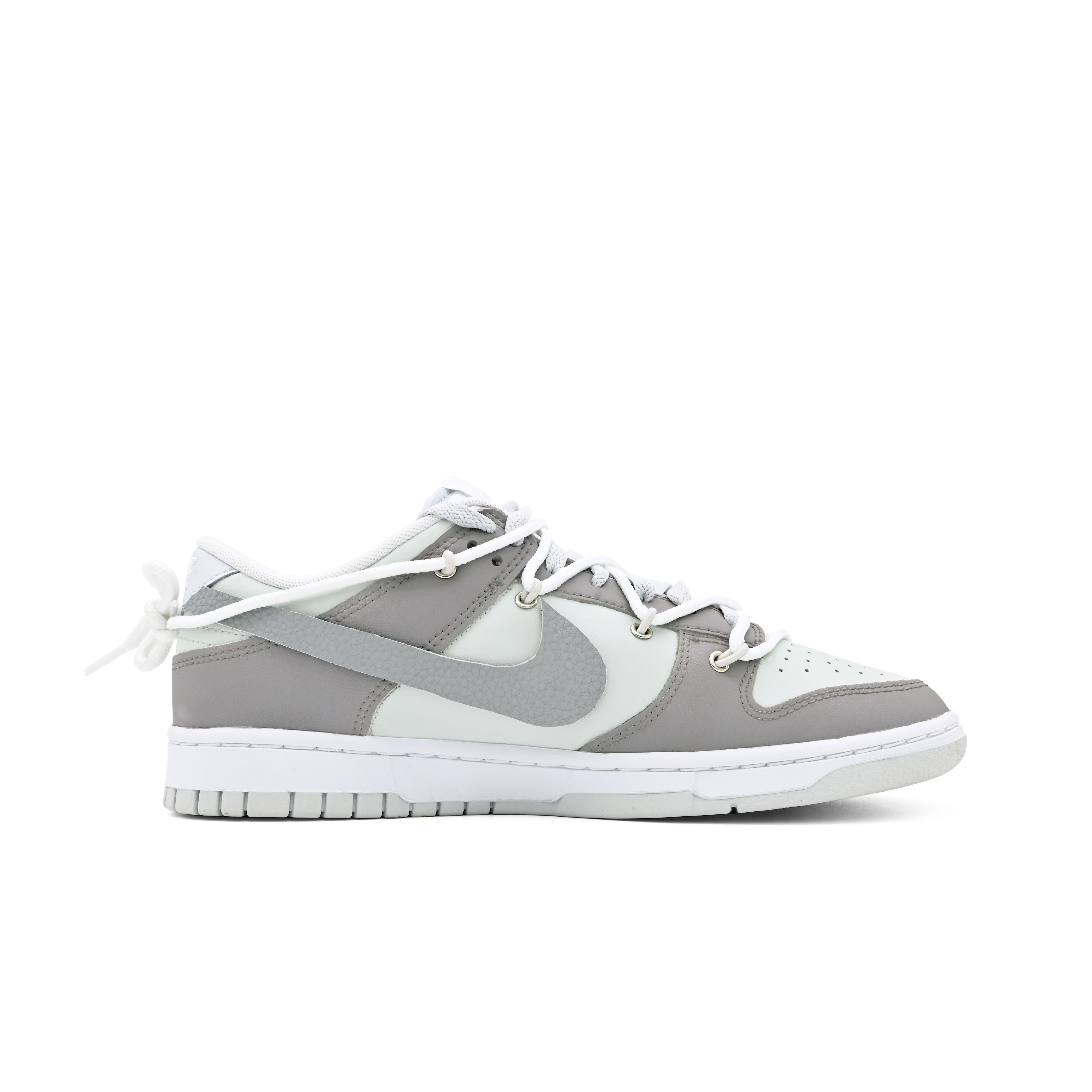 Lookbook [Kasut Custom] Nike Dunk Low 'West Coast Deconstructed Grey Putih' DV0831-101(Team63-回归方圆QD)