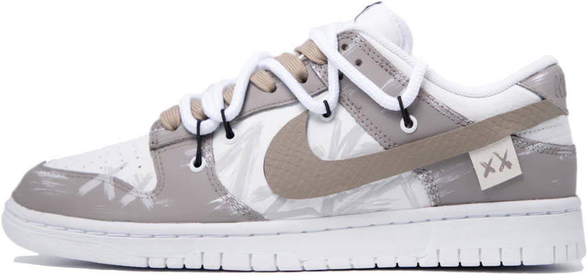 【定製球鞋】Nike Dunk Low 特殊鞋盒 霧彌 塗鴉 西海岸 解構 低幫 板鞋 GS 米棕 Buy 【定製球鞋】Nike Dunk Low 特殊鞋盒 霧彌 塗鴉 西海岸 解構 低幫 板鞋 GS 米棕