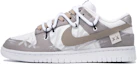 Buy 【定製球鞋】Nike Dunk Low 特殊鞋盒 霧彌 塗鴉 西海岸 解構 低幫 板鞋 GS 米棕