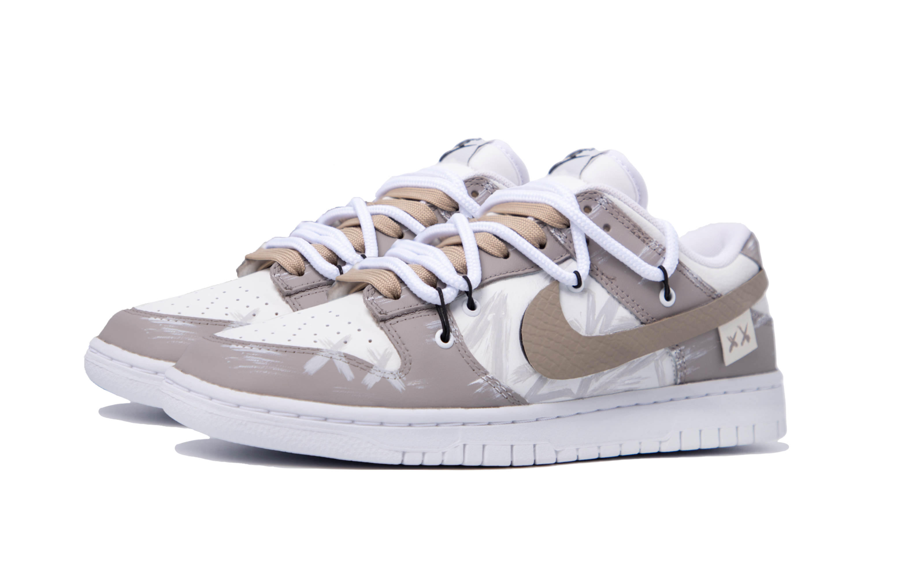 Lookbook [Kasut Custom] Nike Dunk Low 'Grafiti Pantai Barat' DH9765-100(TeamM-女款雾弥S-BOX)