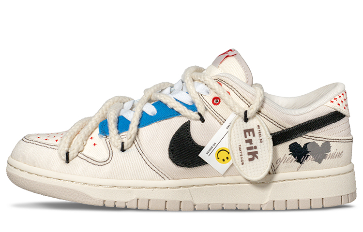 Order [Zapatillas Personalizadas] Nike Dunk Low 'Bordado Hip Hop Costa Oeste' DV0834-100(Team62-旅行标签)