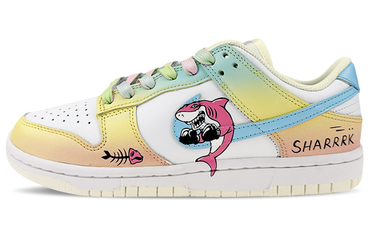 Buy Nike Dunk Low "Tiburón Oeste" Arcoíris DJ6188-100(Team47-男款鲨鱼S-BOX)