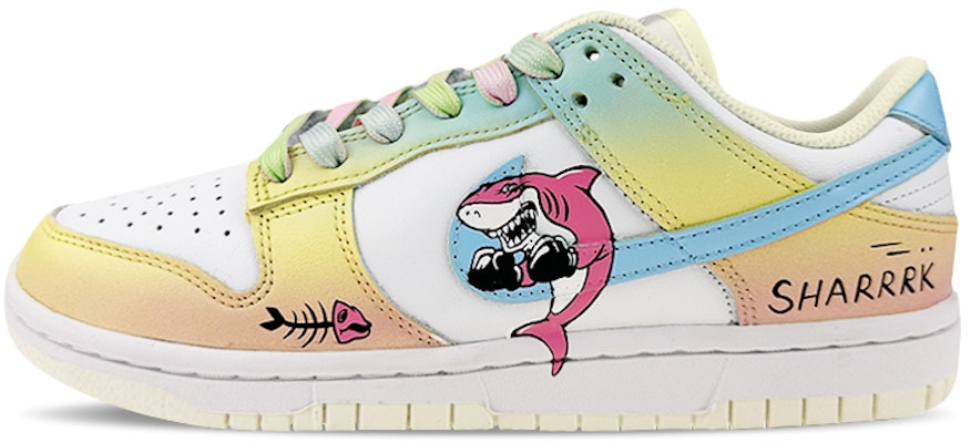 Nike Dunk Low "Tiburón Oeste" Arcoíris DJ6188-100(Team47-男款鲨鱼S-BOX) Buy Nike Dunk Low "Tiburón Oeste" Arcoíris DJ6188-100(Team47-男款鲨鱼S-BOX)