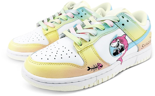 Nike Dunk Low "Tiburón Oeste" Arcoíris DJ6188-100(Team47-男款鲨鱼S-BOX) Lookbook Nike Dunk Low "Tiburón Oeste" Arcoíris DJ6188-100(Team47-男款鲨鱼S-BOX)