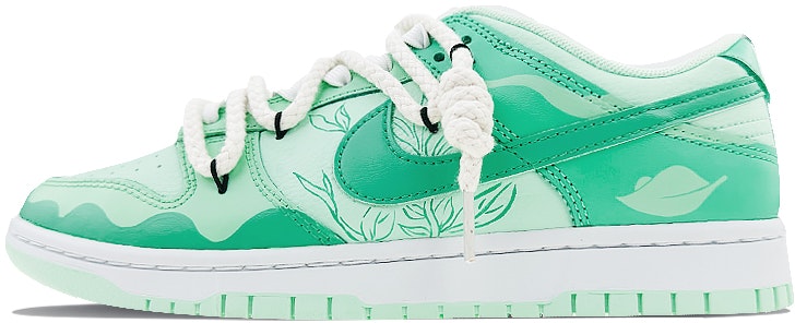 custom-shoes-nike-dunk-low-west-lake-longjing-green