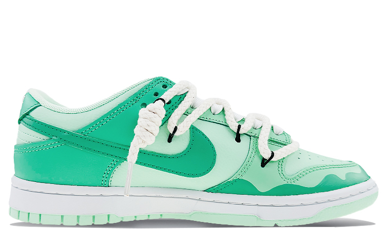 Order 【定制球鞋】Nike Dunk Low Retro 滑板文化 憶江南 西湖龍井 春意 解構 低幫 板鞋 男款 綠