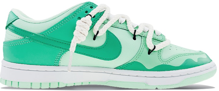 【定制球鞋】Nike Dunk Low Retro 滑板文化 憶江南 西湖龍井 春意 解構 低幫 板鞋 男款 綠 Order 【定制球鞋】Nike Dunk Low Retro 滑板文化 憶江南 西湖龍井 春意 解構 低幫 板鞋 男款 綠