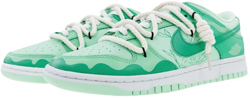 Nike Dunk Low カスタム「西湖龍井グリーン」 DJ6188-301(Team40-男款忆江南绿) Lookbook Nike Dunk Low カスタム「西湖龍井グリーン」 DJ6188-301(Team40-男款忆江南绿)