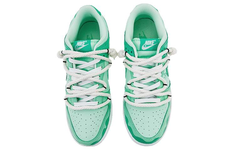 Shop 【定制球鞋】Nike Dunk Low Retro 滑板文化 憶江南 西湖龍井 春意 解構 低幫 板鞋 男款 綠