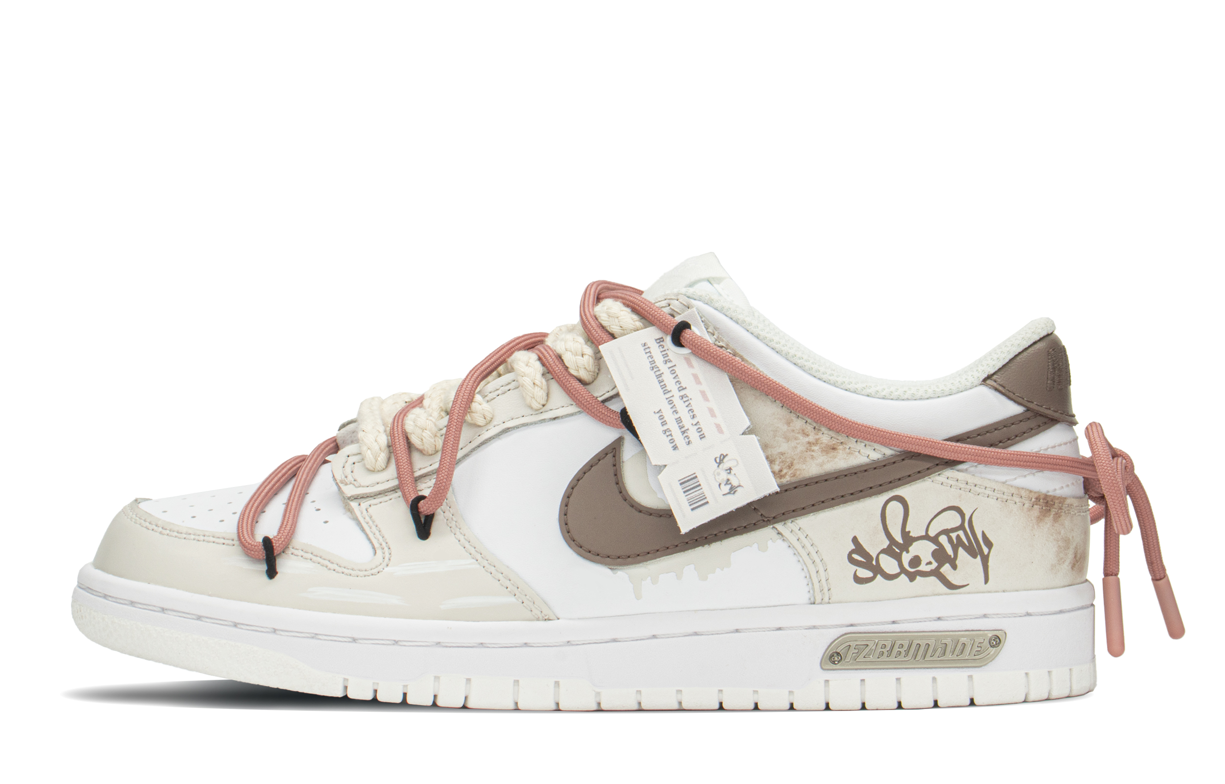 Buy [Zapatillas Personalizadas] Nike Dunk Low 'West Street Graffiti Marrón' DH9765-100(TeamA-DK兔丫丫)