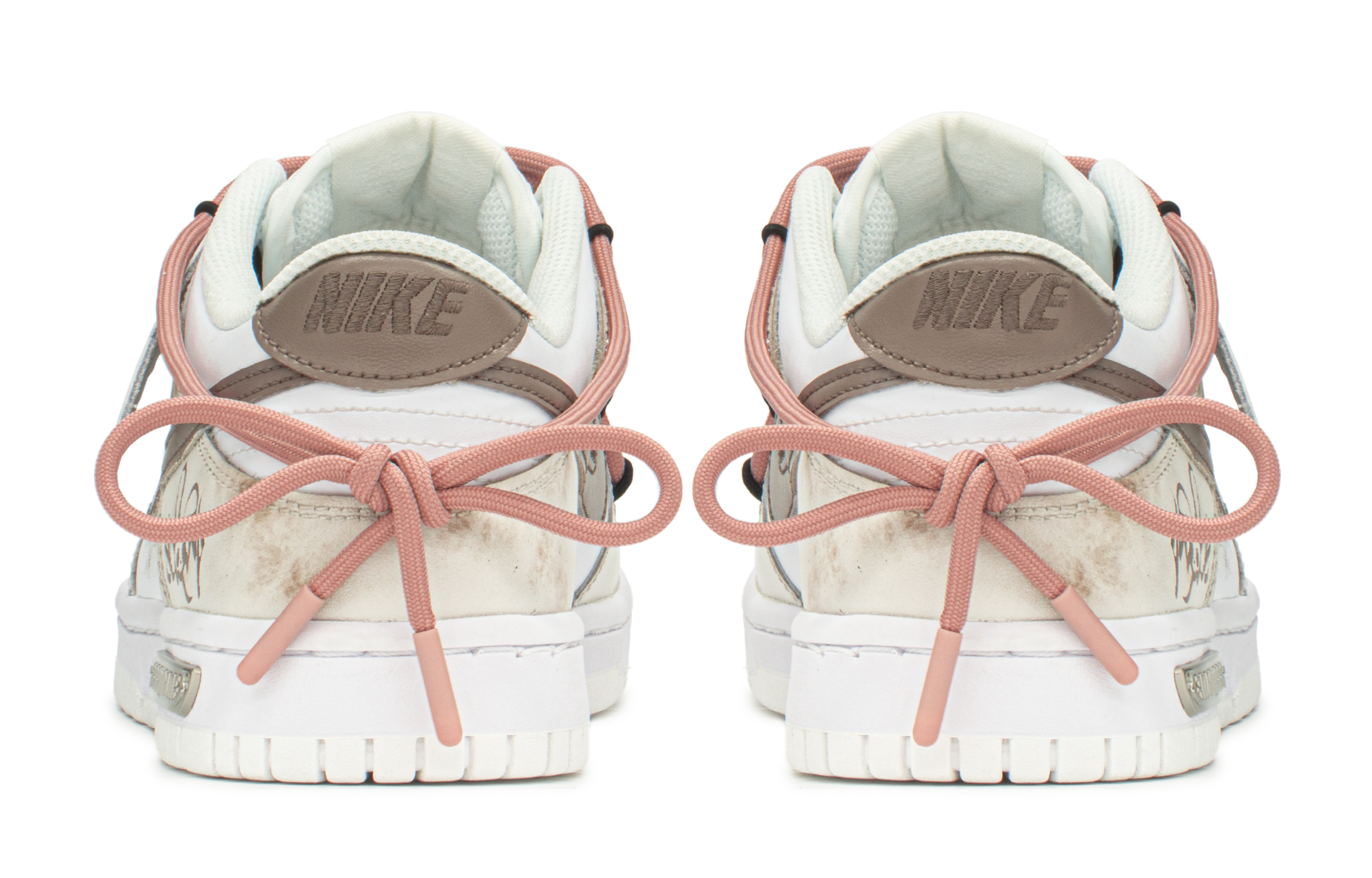 Shop [Zapatillas Personalizadas] Nike Dunk Low 'West Street Graffiti Marrón' DH9765-100(TeamA-DK兔丫丫)