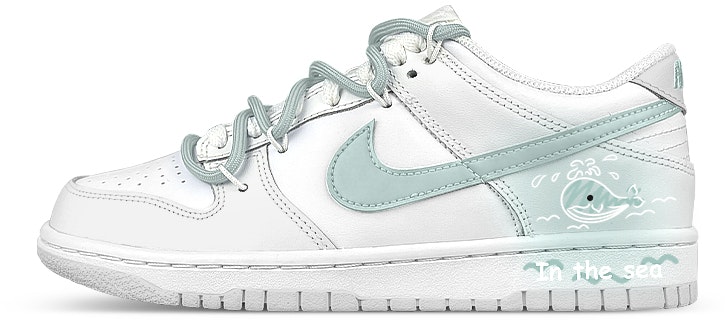 custom-shoes-nike-dunk-low-whale-gradient-white-grey-green-dv-0831-101-team47