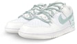 Lookbook 【訂製球鞋】 Nike Dunk Low 禮盒 襪子 解構雙 鞋帶 鯨魚 暈染漸變 低筒 板鞋 GS 白灰綠