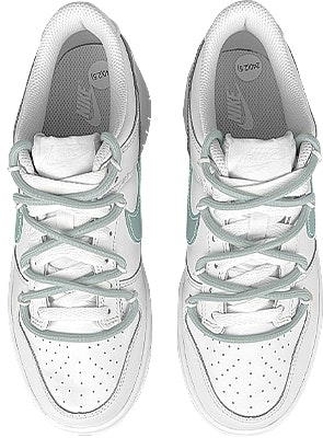 ナイキ ダンク Low カスタム「鯨グラデ白灰緑」 DV0831-101(Team47-男款鲸鱼) Shop ナイキ ダンク Low カスタム「鯨グラデ白灰緑」 DV0831-101(Team47-男款鲸鱼)