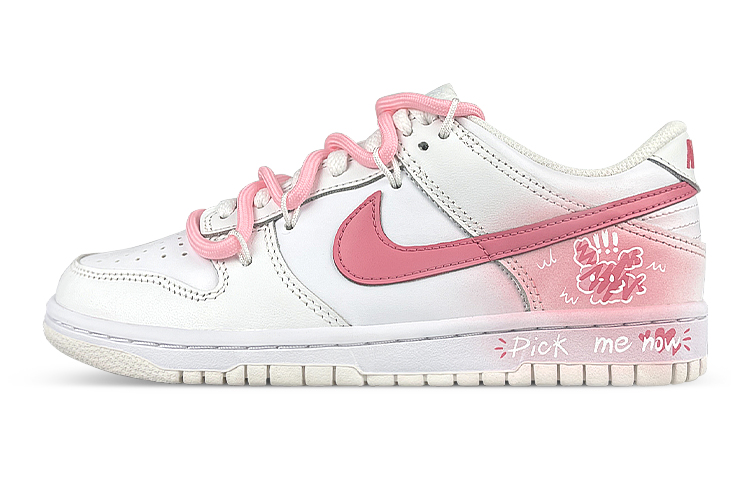 Buy [Nike Kustom] Dunk Low 'Putih-Pink Gradasi' DH9765-100(Team47-女惊吓狗SBOX)