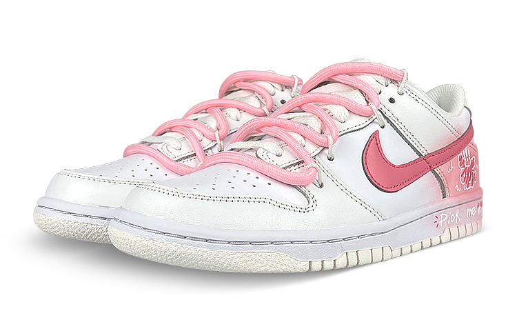 Lookbook [Nike Kustom] Dunk Low 'Putih-Pink Gradasi' DH9765-100(Team47-女惊吓狗SBOX)