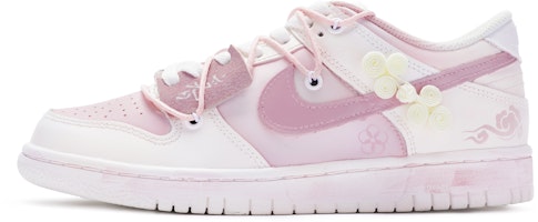 Nike Dunk Low 白ピンク立春カスタム DH9765-100(TeamR-立春女款白粉) Buy Nike Dunk Low 白ピンク立春カスタム DH9765-100(TeamR-立春女款白粉)