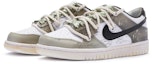 Lookbook 【定製球鞋】 Nike Dunk Low 白露 節氣系列 新中式 解構 手繪噴繪 低幫 板鞋 GS 白棕黑