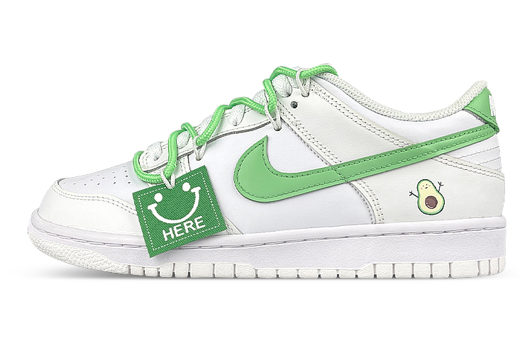 Buy [定制鞋款] 耐克Dunk Low '白牛油果' DH9765-100(Team47-女牛油果SBOX)