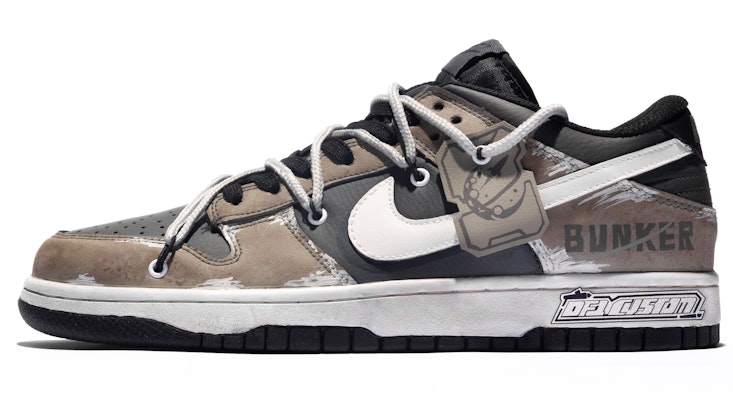 ナイキ ダンク ロー "白黒茶グラフィティ" (Nike Dunk Low "ShiroKuroCha Graffiti") DD1391-100(TeamM-男款掩体纪元S-BOX) Buy ナイキ ダンク ロー "白黒茶グラフィティ" (Nike Dunk Low "ShiroKuroCha Graffiti") DD1391-100(TeamM-男款掩体纪元S-BOX)