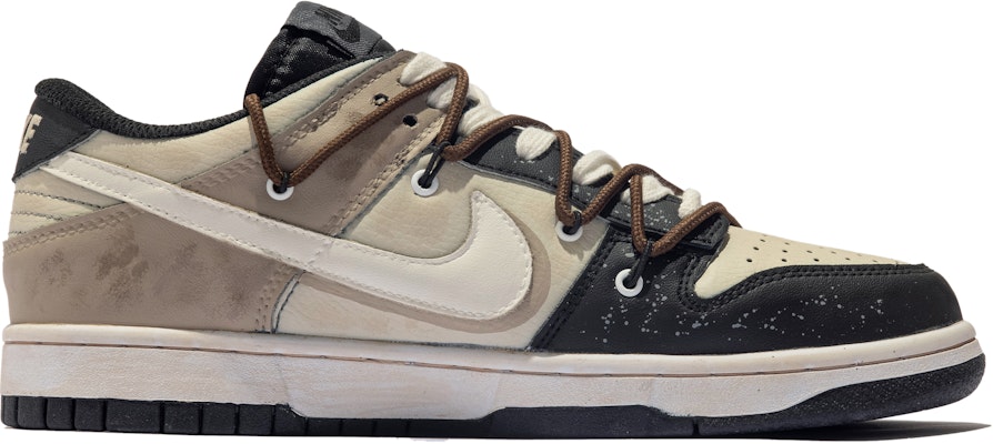 나이키 덩크 로우 '화이트 블랙 브라운 그래피티' (커스텀) DD1391-100(TeamM-男款面壁者S-BOX) Order 나이키 덩크 로우 '화이트 블랙 브라운 그래피티' (커스텀) DD1391-100(TeamM-男款面壁者S-BOX)