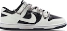 Order 나이키 덩크 로우 '흰검 그래피티' (커스텀) DD1391-100(Team53-男款白月恋歌)