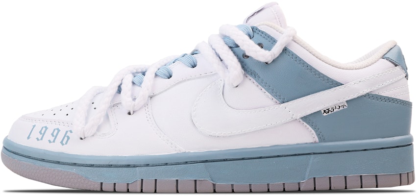 【客製化球鞋】Nike Dunk Low 彌斯 潮流街頭 preppy 獨特高級 簡約 百搭 低筒 滑板鞋 GS 白藍 Buy 【客製化球鞋】Nike Dunk Low 彌斯 潮流街頭 preppy 獨特高級 簡約 百搭 低筒 滑板鞋 GS 白藍