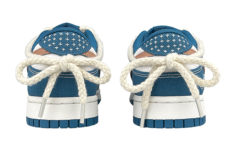 Purchase [Zapatillas Personalizadas] Nike Dunk Low 'Blanco Azul Marrón Graffiti' DV0834-101(Team叁-男款蓝飞机)