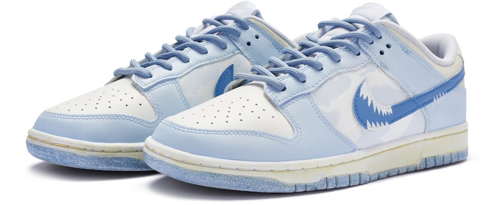 나이키 덩크 로우 '화이트 블루 버블리 썸머' (58 characters) DH9765-102(TeamR-女款鲨鱼气泡水白蓝) Lookbook 나이키 덩크 로우 '화이트 블루 버블리 썸머' (58 characters) DH9765-102(TeamR-女款鲨鱼气泡水白蓝)