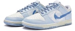 Lookbook 나이키 덩크 로우 '화이트 블루 버블리 썸머' (58 characters) DH9765-102(TeamR-女款鲨鱼气泡水白蓝)