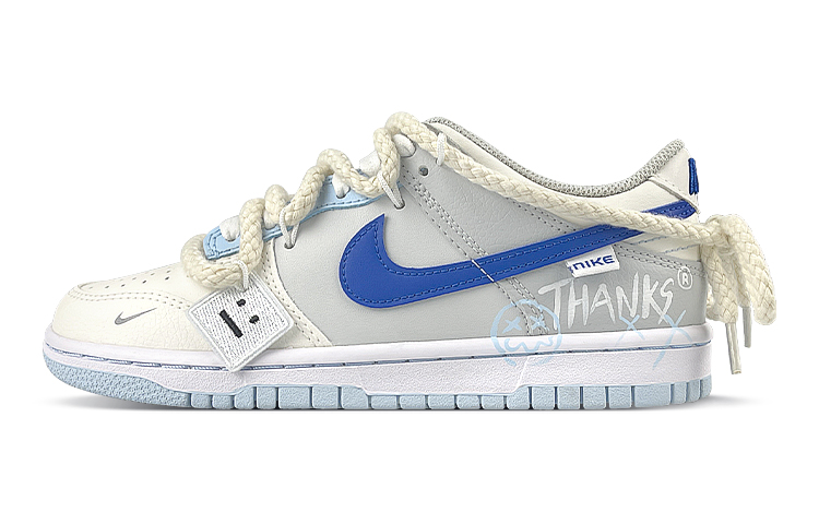 Buy 【カスタムシューズ】ナイキ ダンク ロー 'ホワイトブルーデコンストラクト' FB1843-141(Team叁-女款3qSBOX)