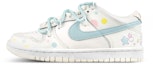Buy 【訂製籃球鞋】Nike Dunk Low 禮盒 解構 雙鞋帶 多巴胺 彩色泡沫 低筒 板鞋 GS 白藍
