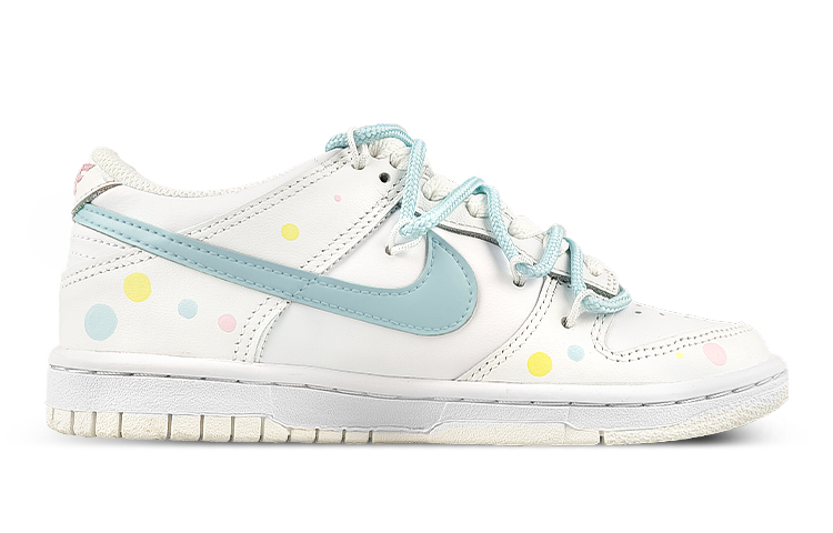 Order [Sepatu Custom] Nike Dunk Low 'Putih Biru Dopamin' DH9765-100(Team47-女肥皂泡解SBOX)