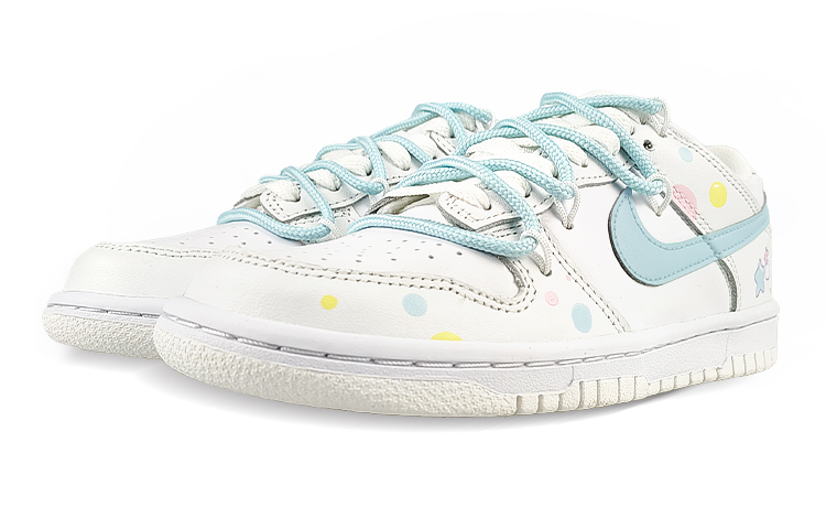 Lookbook [Sepatu Custom] Nike Dunk Low 'Putih Biru Dopamin' DH9765-100(Team47-女肥皂泡解SBOX)